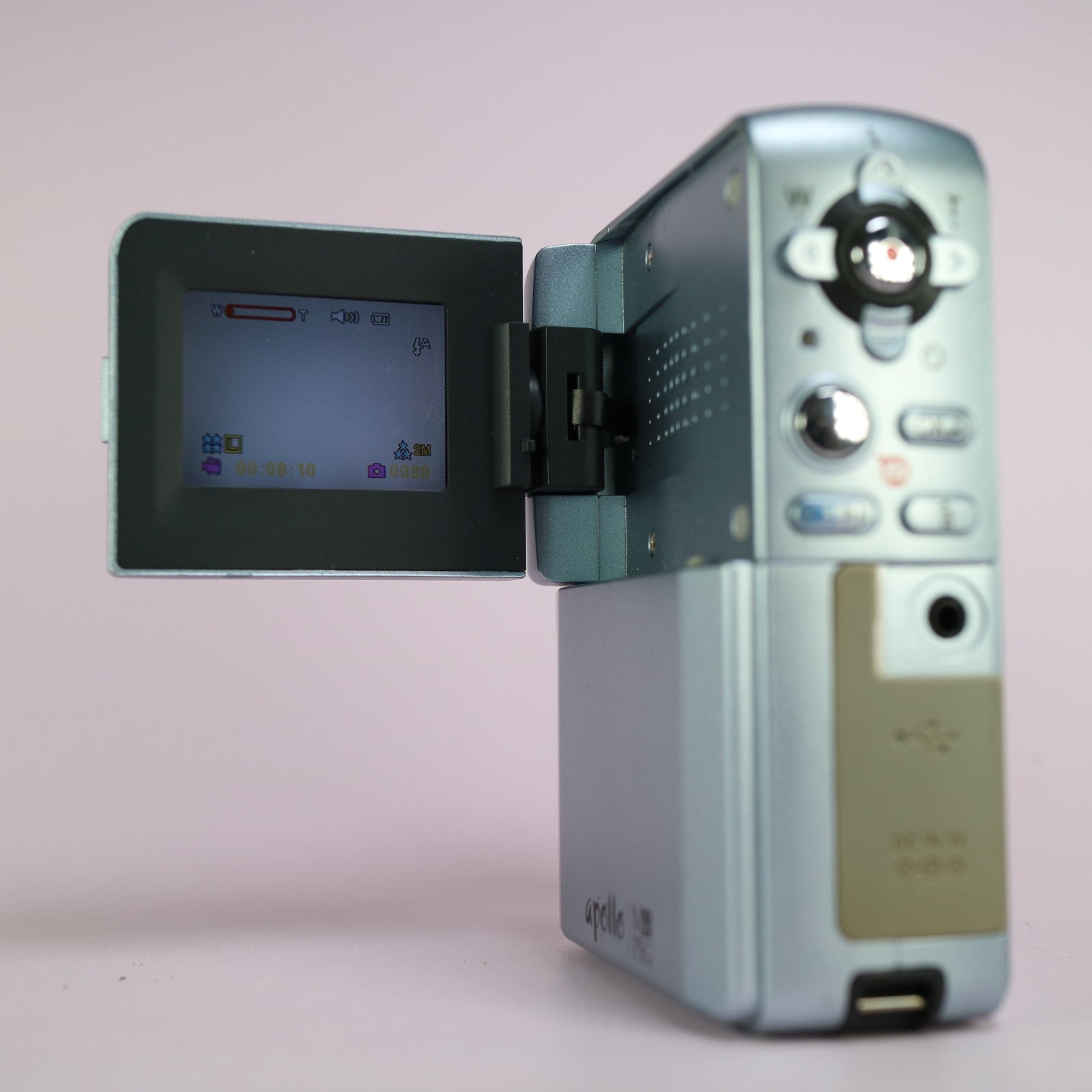 Digital Dream Apollo Handheld MPEG4 Digital Video Camcorder Blue Tested