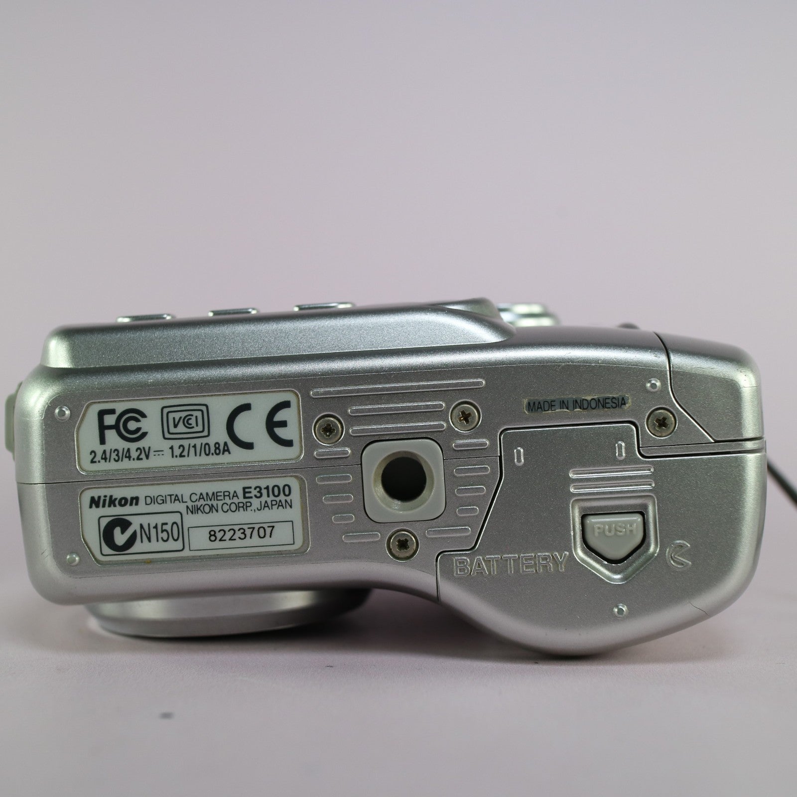 Nikon Digital Camera Coolpix 3100 3.2MP Silver Tested