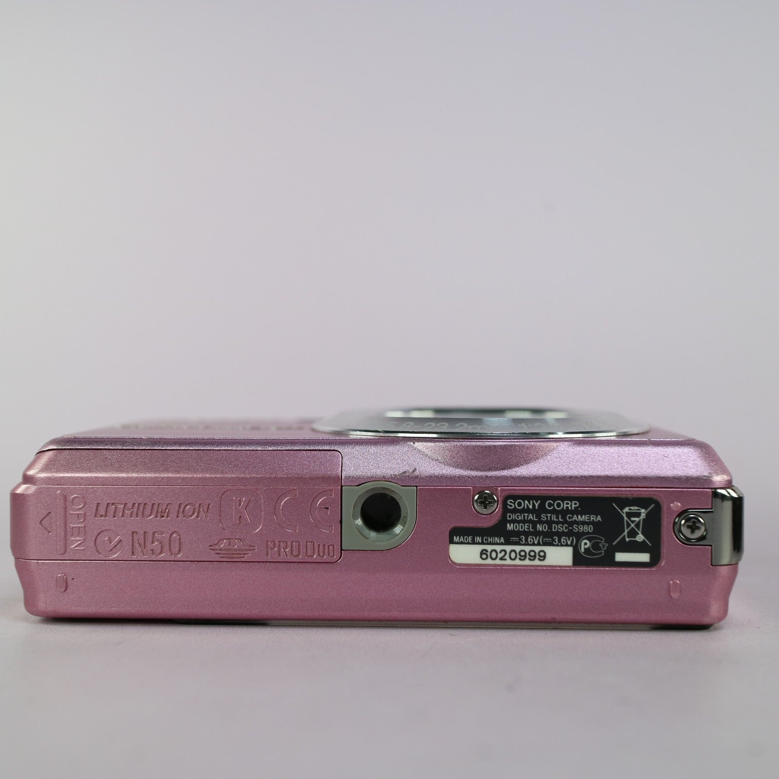 Sony Digital Camera Cybershot DSC-S980 12.1MP Pink Tested Full Working Set