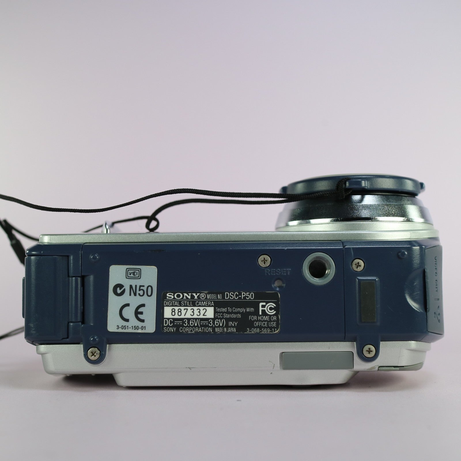 Sony Digital Camera Cybershot DSC-P50 2.1MP Silver Tested