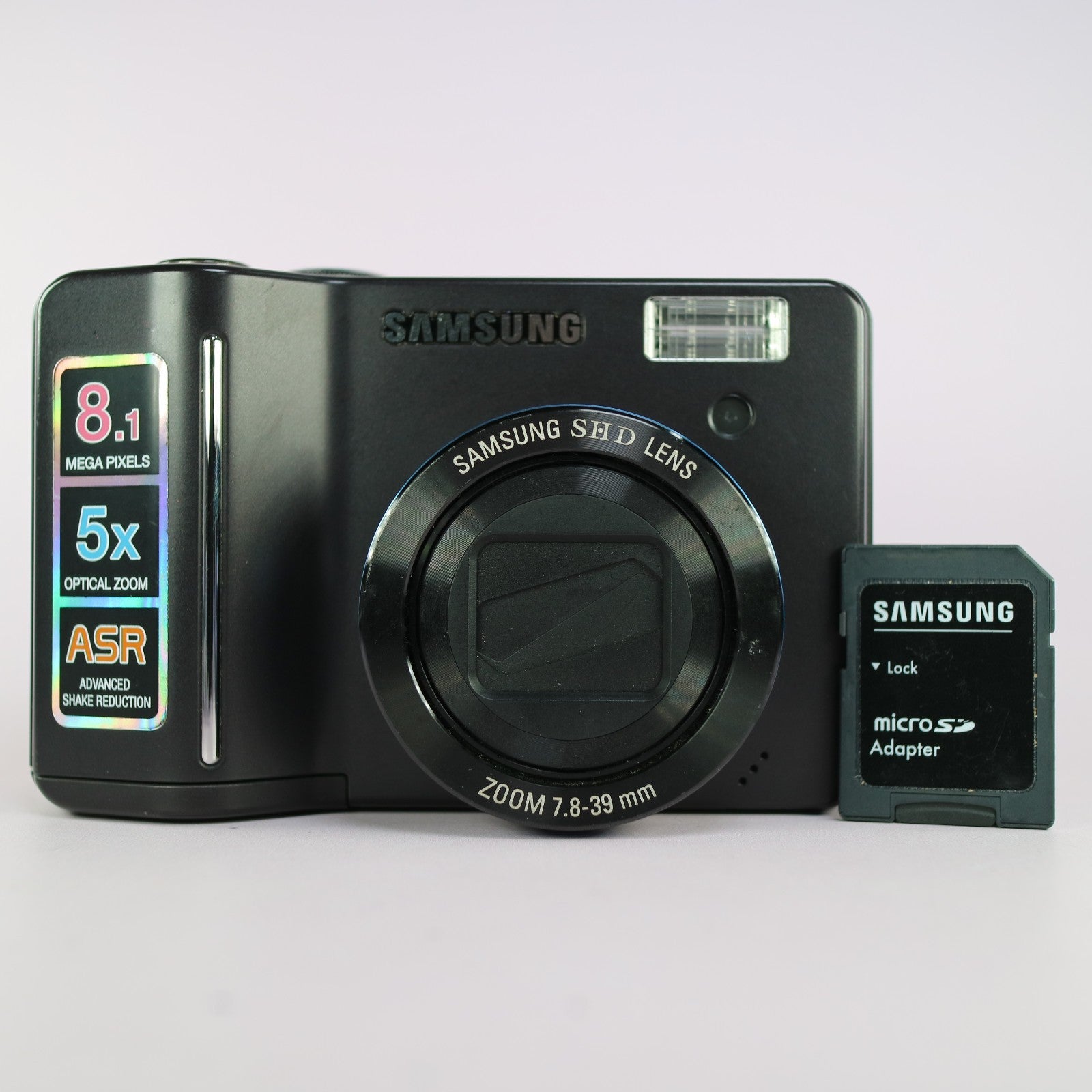 Samsung Digimax S850 8.1MP Compact Digital Camera Black Tested
