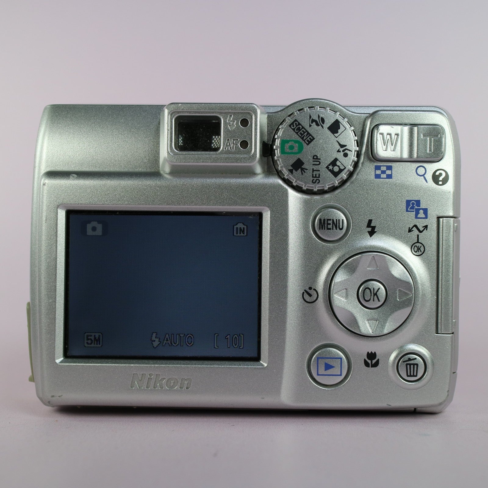 Nikon Digital Camera Coolpix 5600 5.1MP Silver Tested