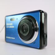 iShare 20.0MP Digital Camera Blue Tested With Battery and Charger