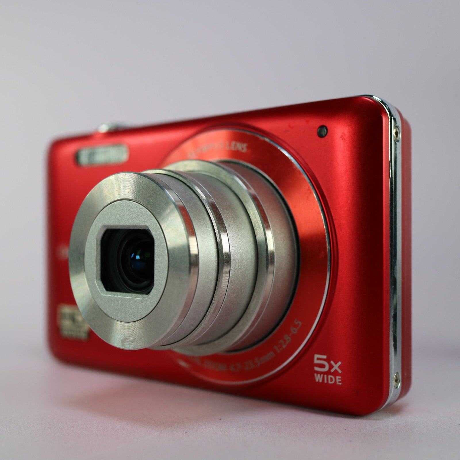 Olympus Digital Camera VG-120 14.0MP Red Tested Full Working Set