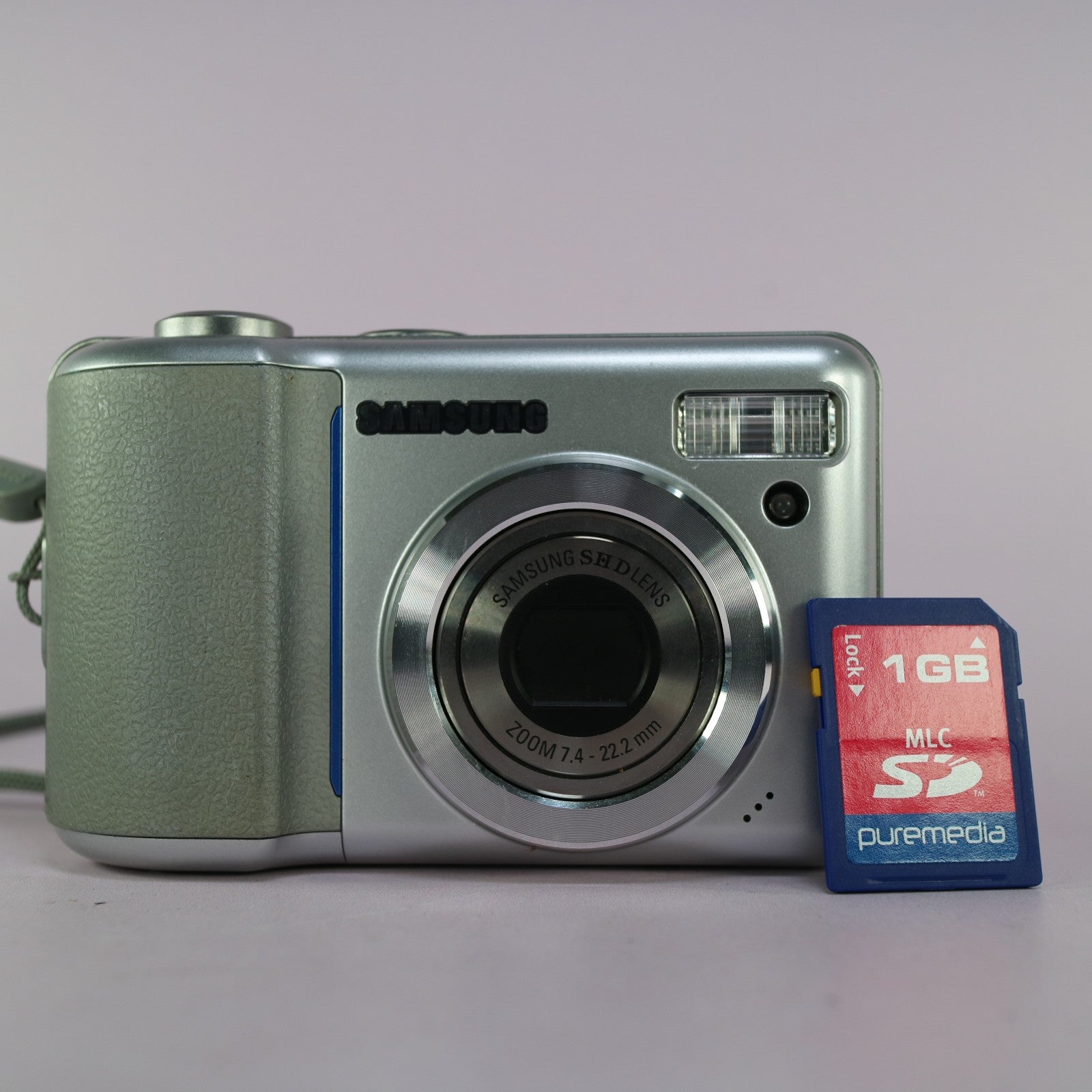 Samsung Digital Camera Digimax D103 10.1MP Silver Tested