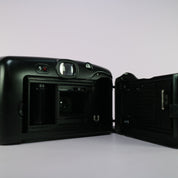 Halina Easy Vision Motor S 35mm Film Point and Shoot Camera Silver Tested