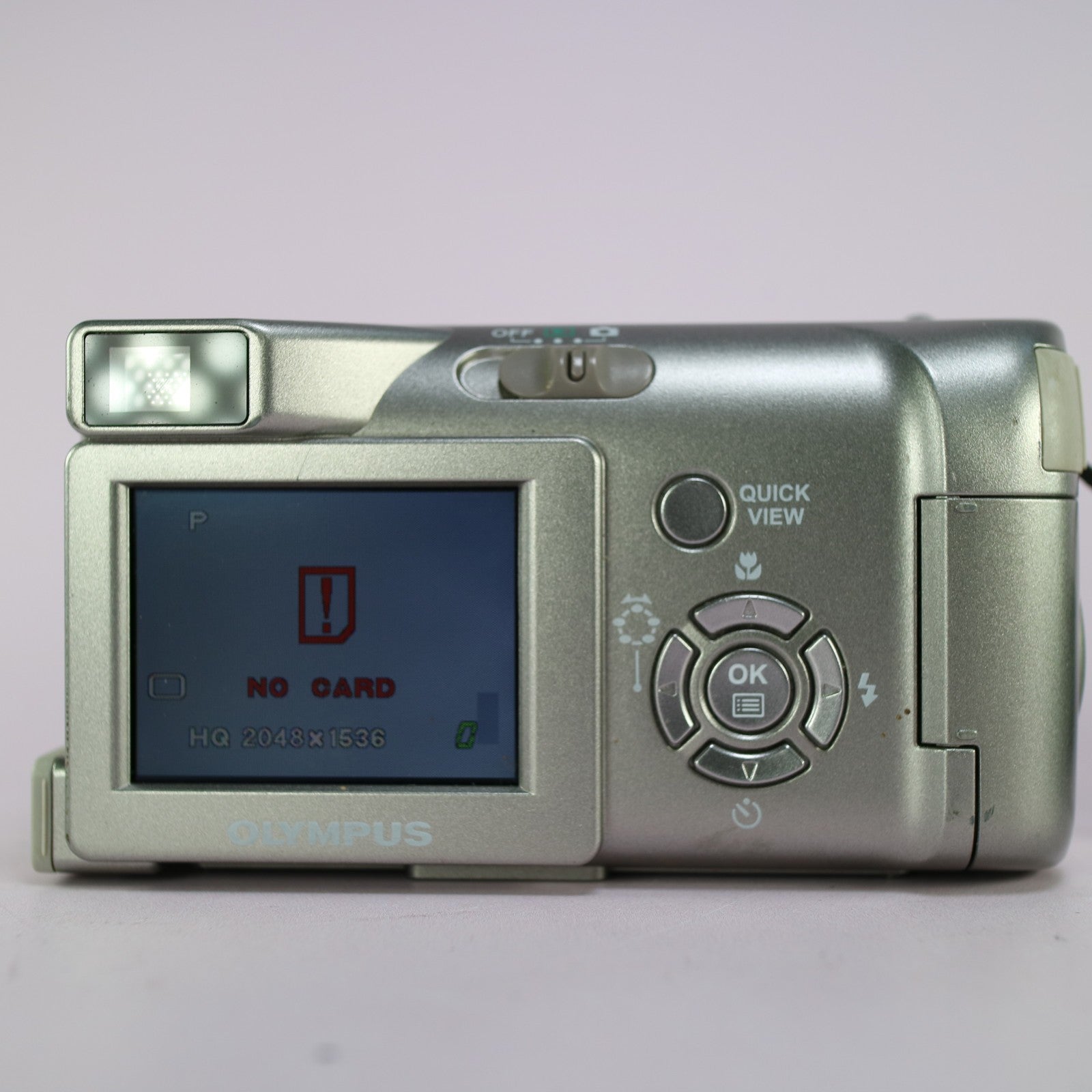 Olympus Digital Camera Camedia D-540 Zoom 3.2MP Silver Tested