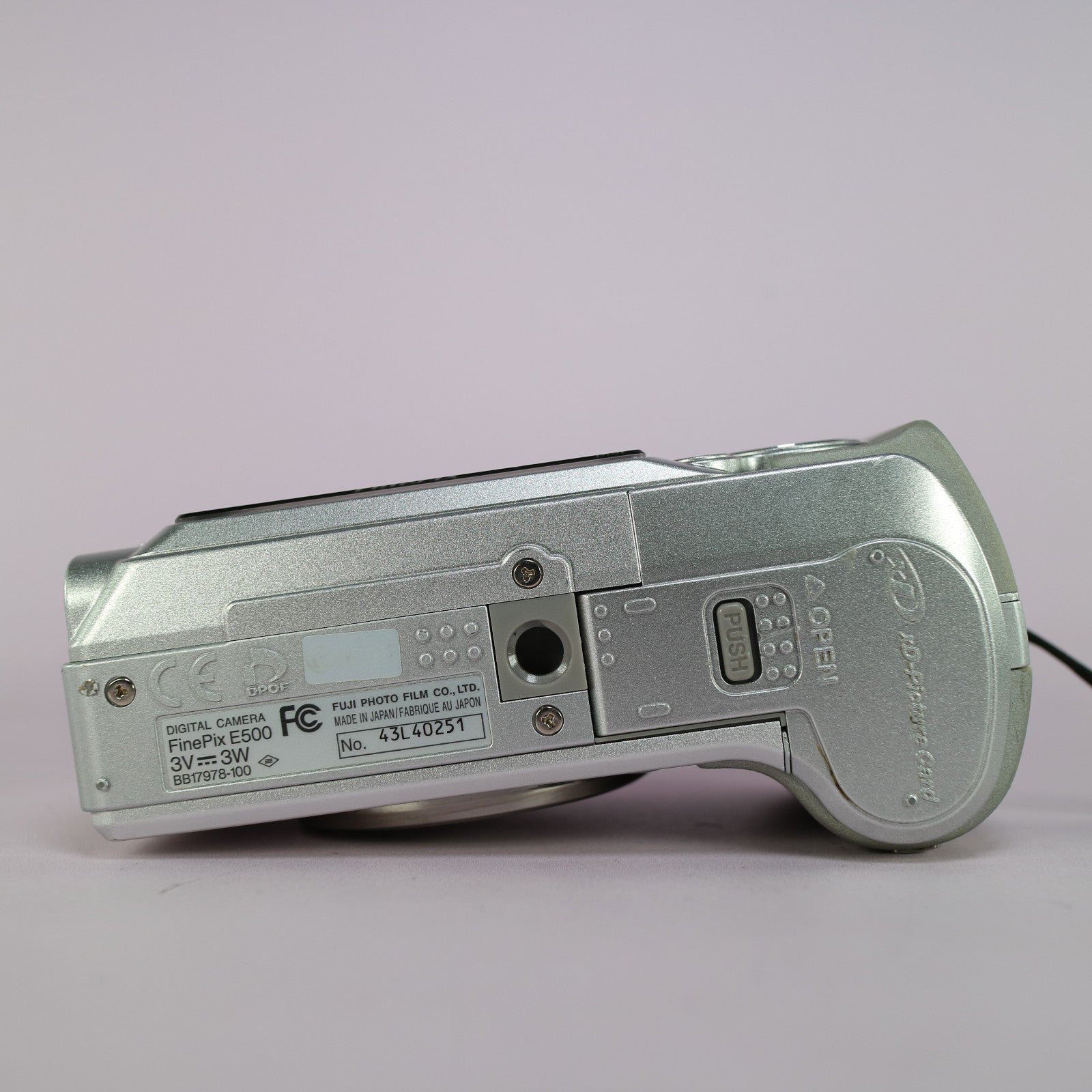 Fujifilm Digital Camera FinePix E500 4.1MP Silver Tested