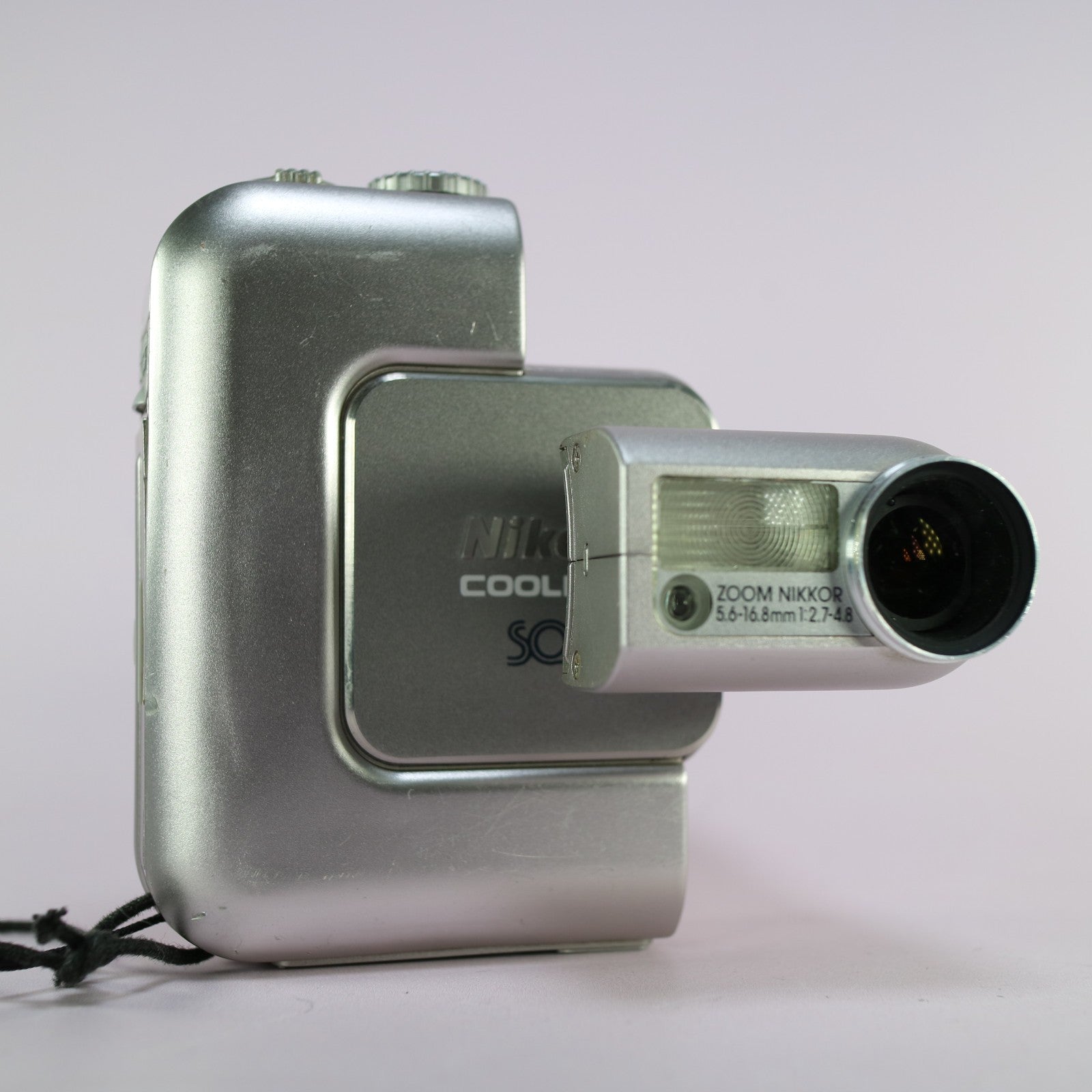 Nikon Coolpix SQ 3.1MP Compact Digital Camera Silver Tested