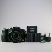Panasonic Bridge Camera Lumix DMC-FZ18 8.1MP Black Tested Full Working Set