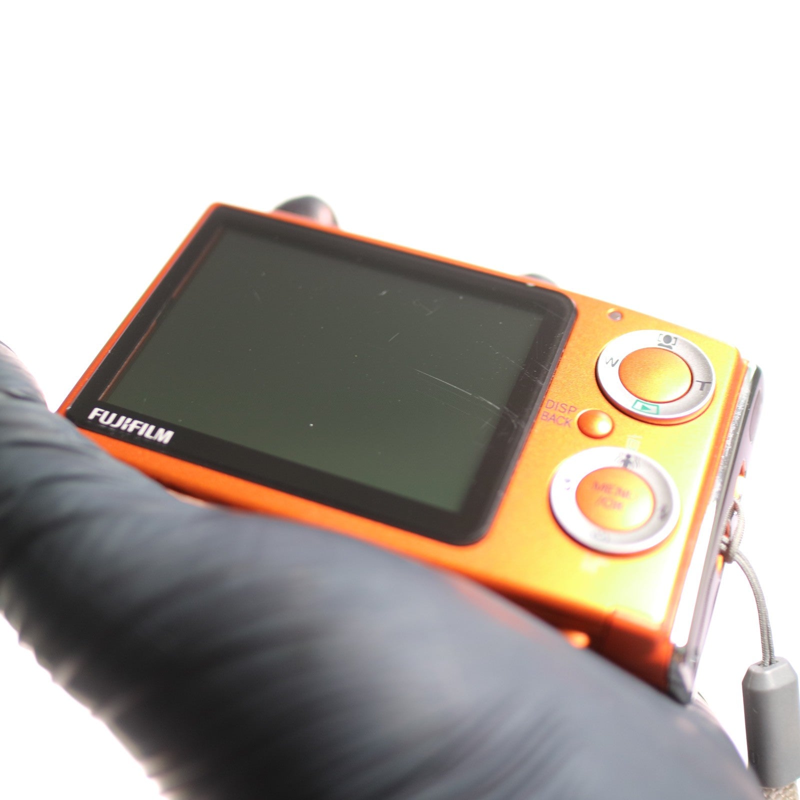 Fujifilm Digital Camera FinePix Z10fd 7.2MP Orange Tested Full Working Set