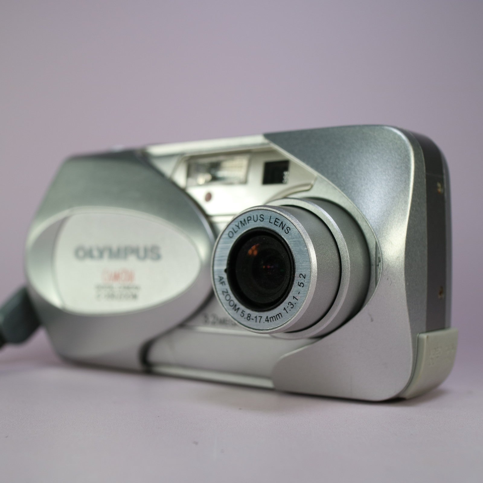 Olympus Digital Camera Camedia C-350 Zoom 3.2MP Silver Tested
