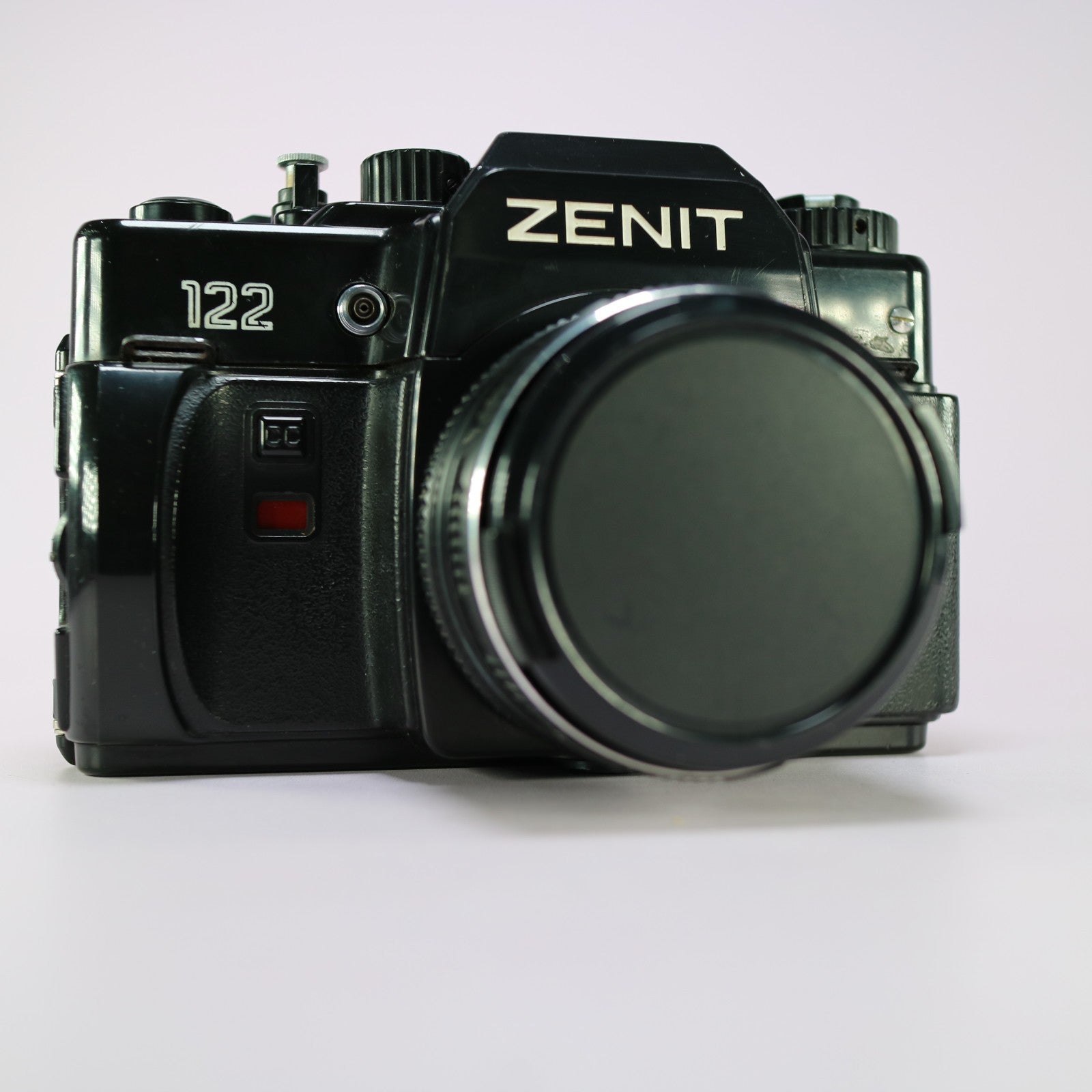 Zenit 122 35mm Film SLR Camera Black With Helios 44M 5 58mm f/2 Lens Tested