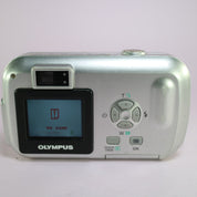 Olympus Camedia C-160 Zoom 2.0MP Compact Digital Camera Silver Tested