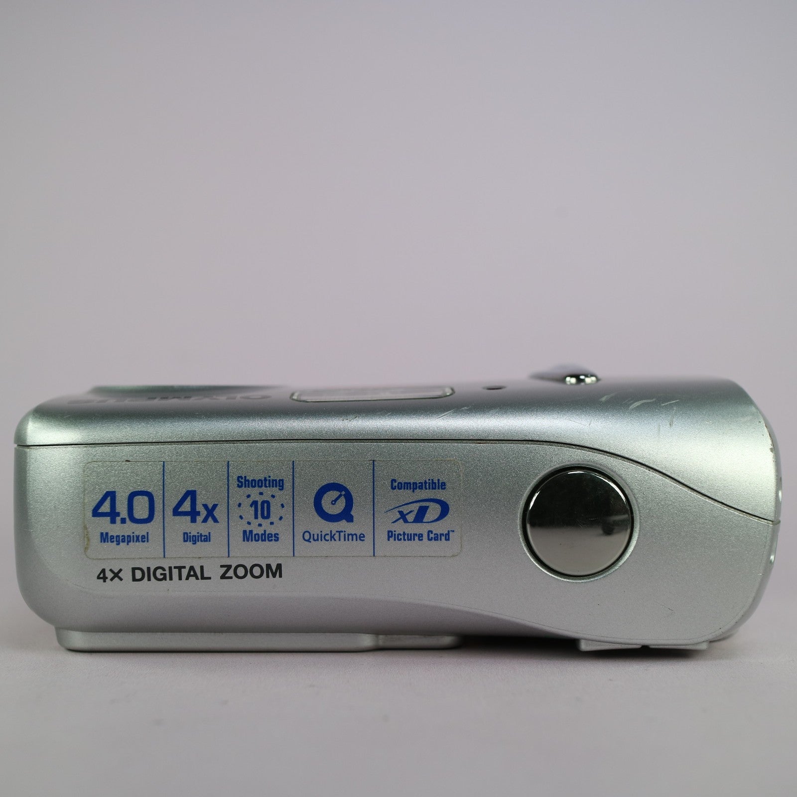 Olympus Camedia C-170 4.0MP Compact Digital Camera Silver Tested With xD Card