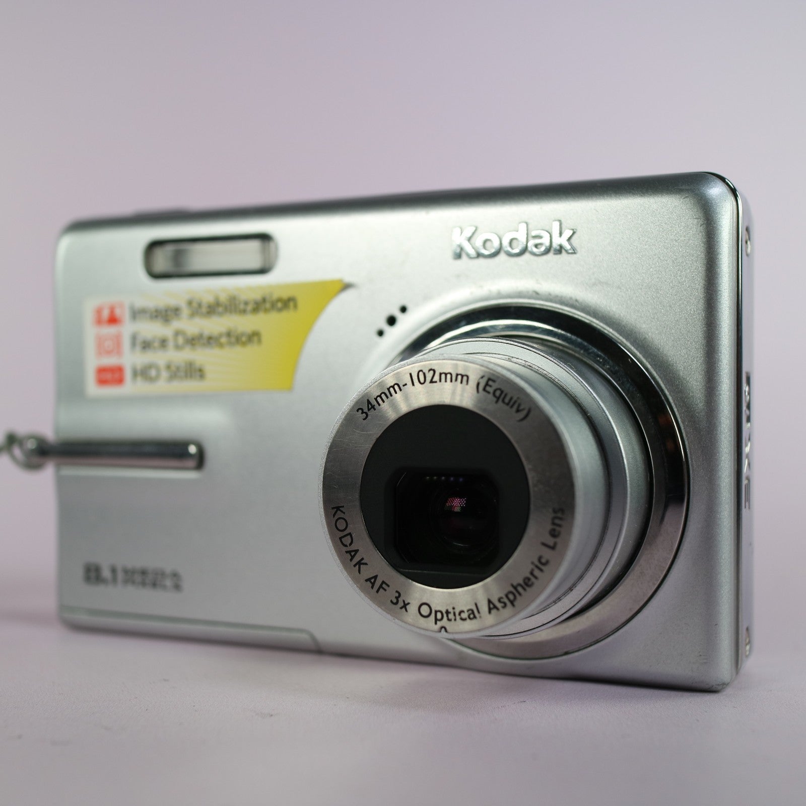 Kodak Digital Camera EasyShare M893 IS 8.1MP Silver Tested Full Working Set