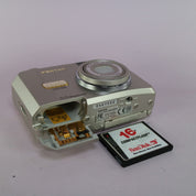 Pentax Digital Camera Optio 330GS 3.2MP Silver Flip Screen Tested