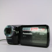 Panasonic SDR-S7 Handheld Digital Camcorder Black Tested Full Working Set