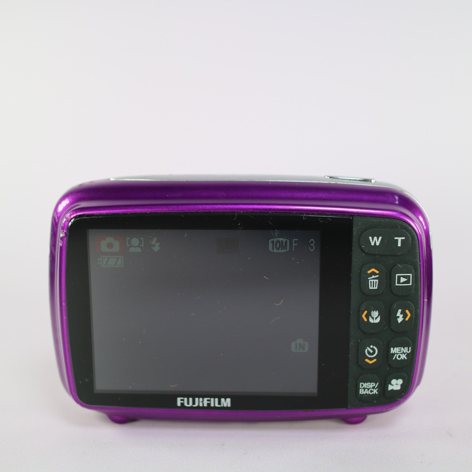 Fujifilm Digital Camera FinePix Z35 10.0MP Purple Tested Full Working Set