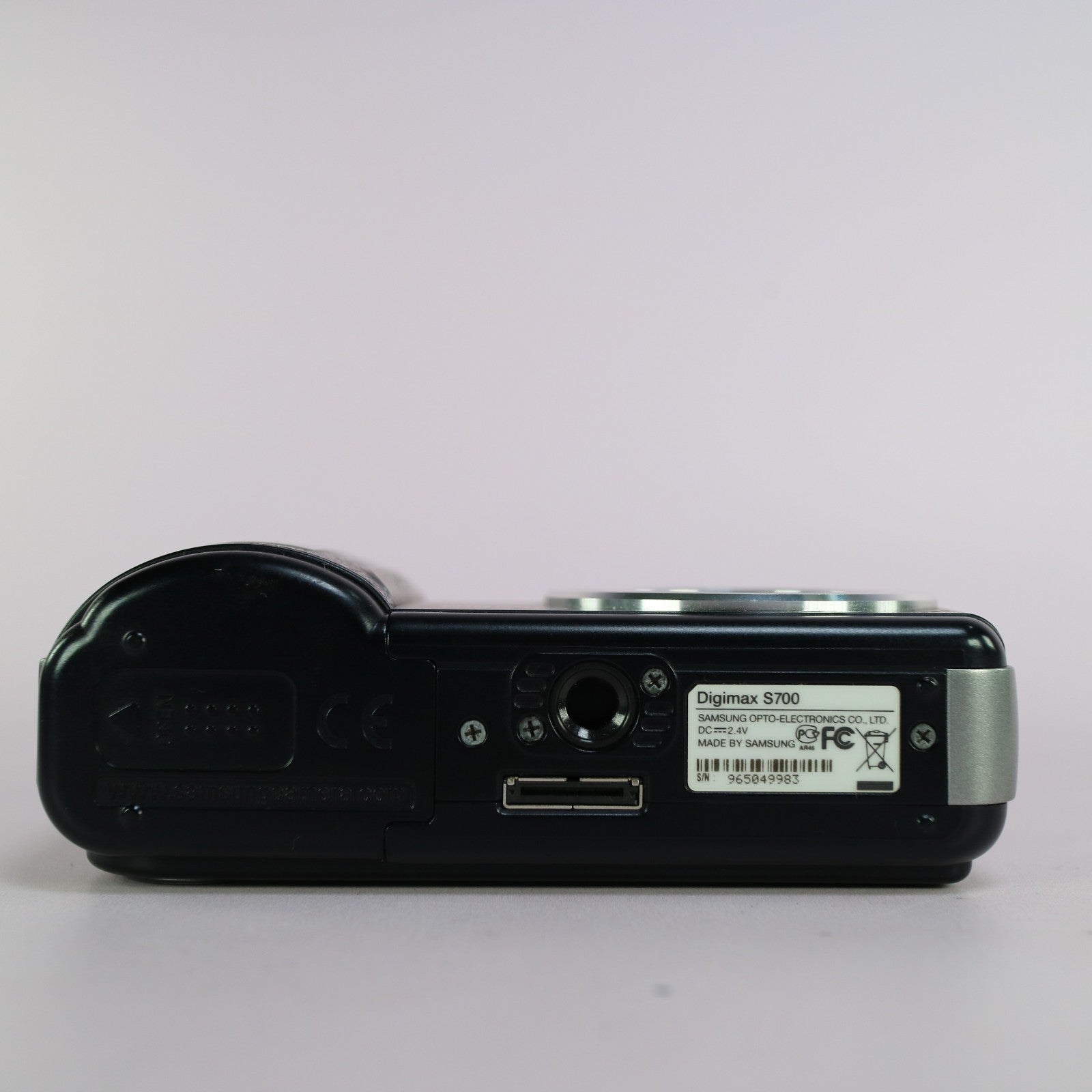 Samsung Digimax S700 7.2MP Compact Digital Camera Black Tested