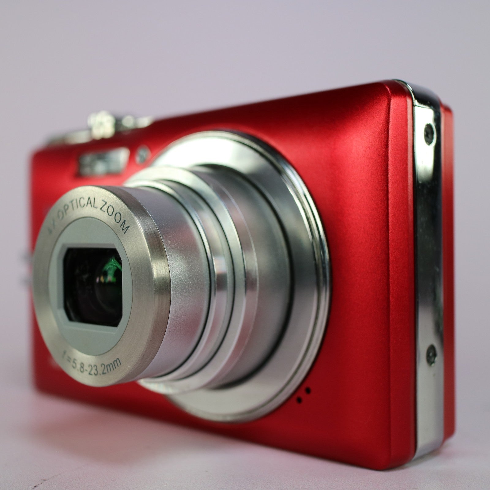 Hitachi Digital Camera HDC-1097ER 10.0MP Red Tested Full Working Set