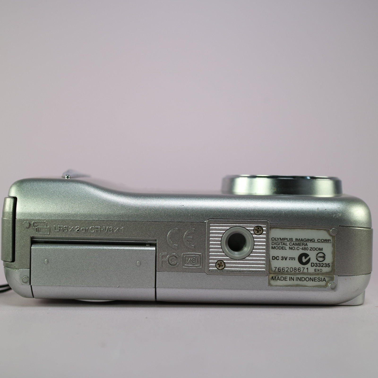 Olympus Digital Camera Camedia C-480 Zoom 4.0MP Silver Tested