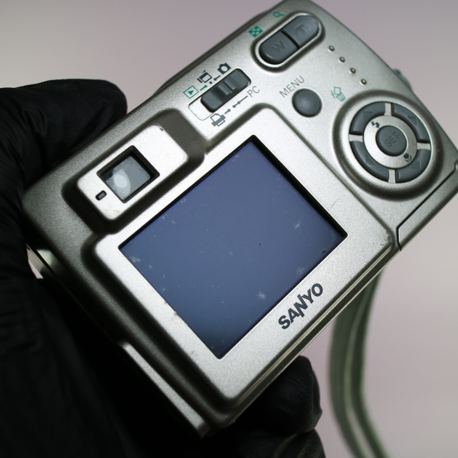 Sanyo Xacti VPC-S5 5.0MP Compact Digital Camera Silver Tested