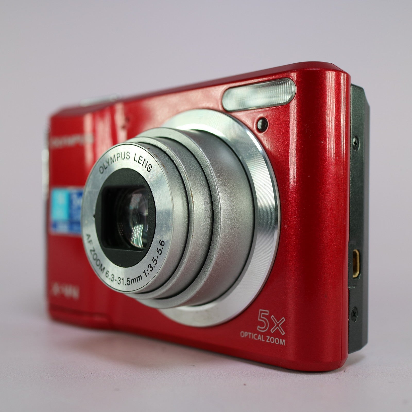 Olympus Digital Camera X-44 12.0MP Red Tested
