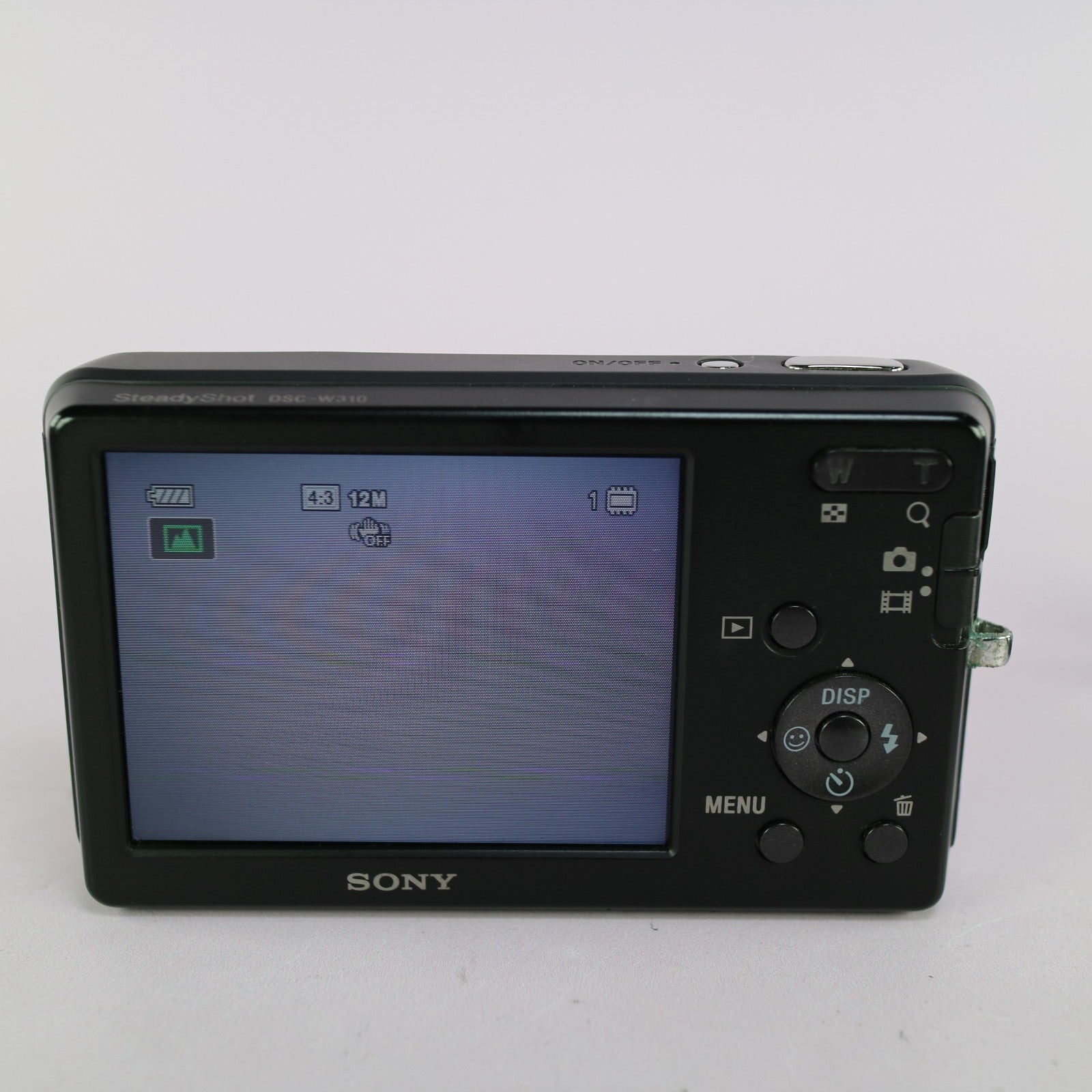Sony Digital Camera Cybershot DSC-W310 12.1MP Black Tested Full Working Set