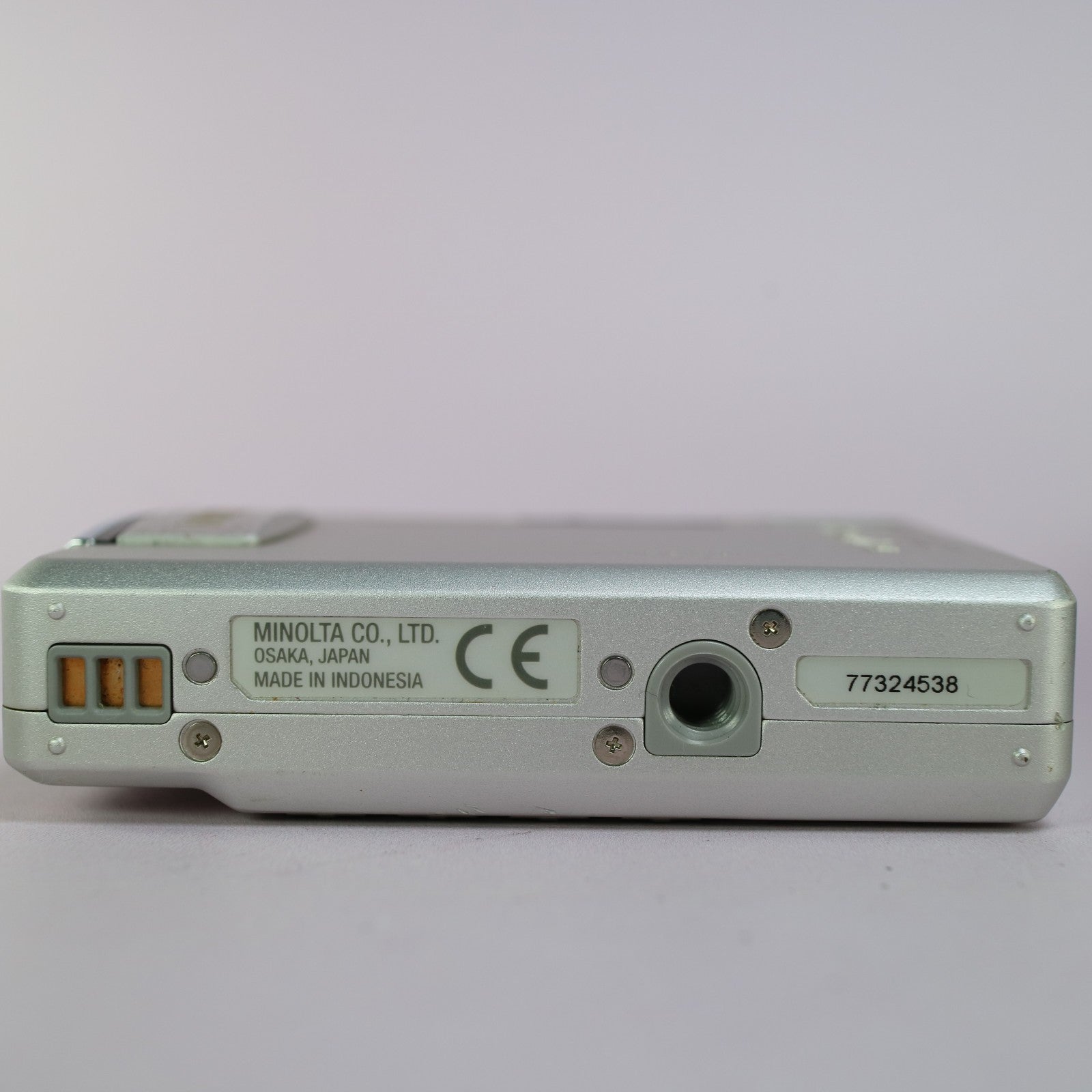 Minolta Dimage Xt 3.2MP Compact Digital Camera Silver Tested