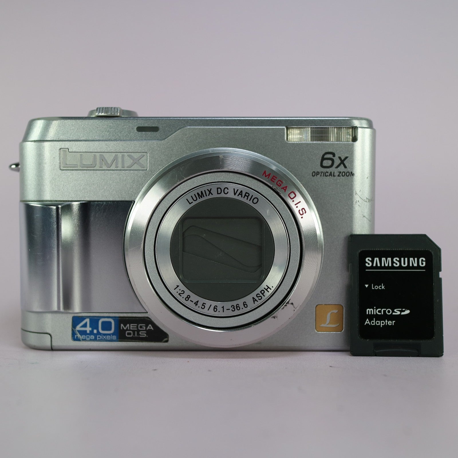 Panasonic Digital Camera Lumix DMC-LZ1 4.0MP Silver Tested