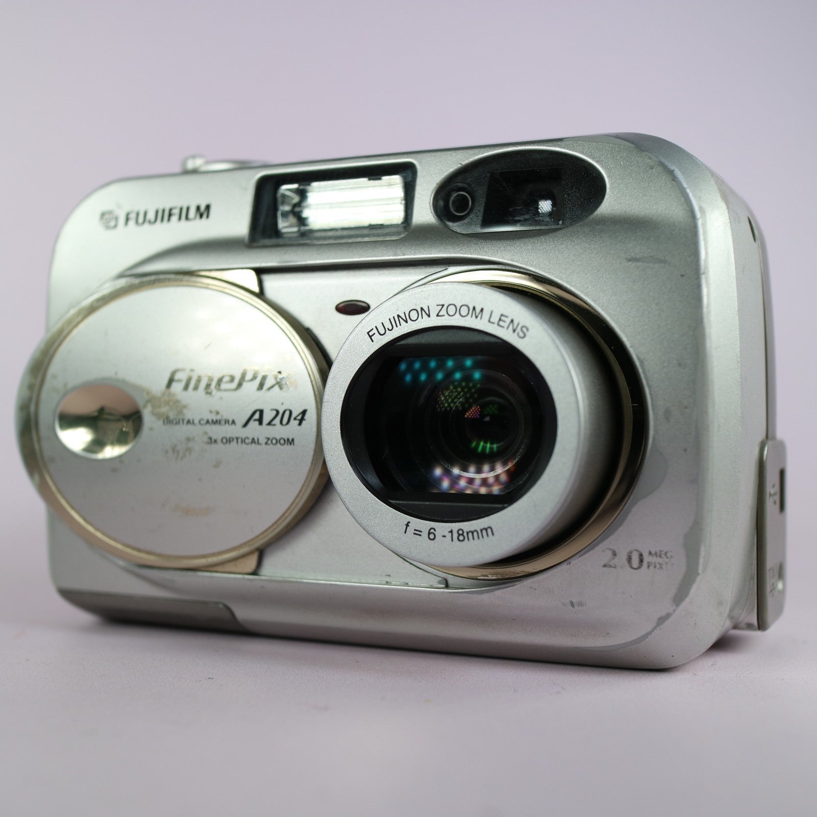 Fujifilm Digital Camera FinePix A204 2.0MP Silver Tested