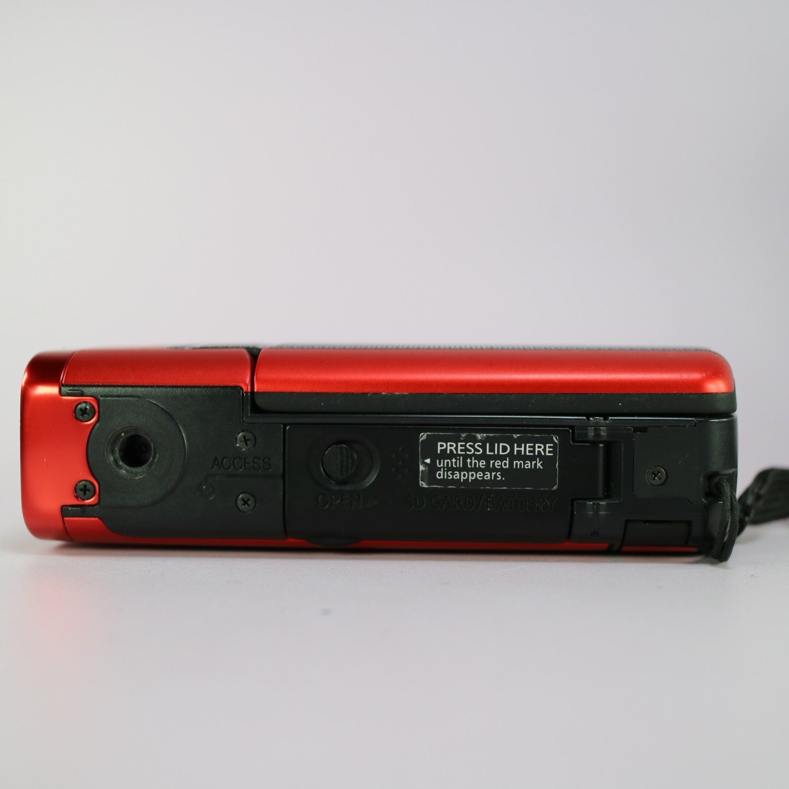 Panasonic SDR-SW20 12.0MP Compact Underwater Camcorder Red Tested Full Set