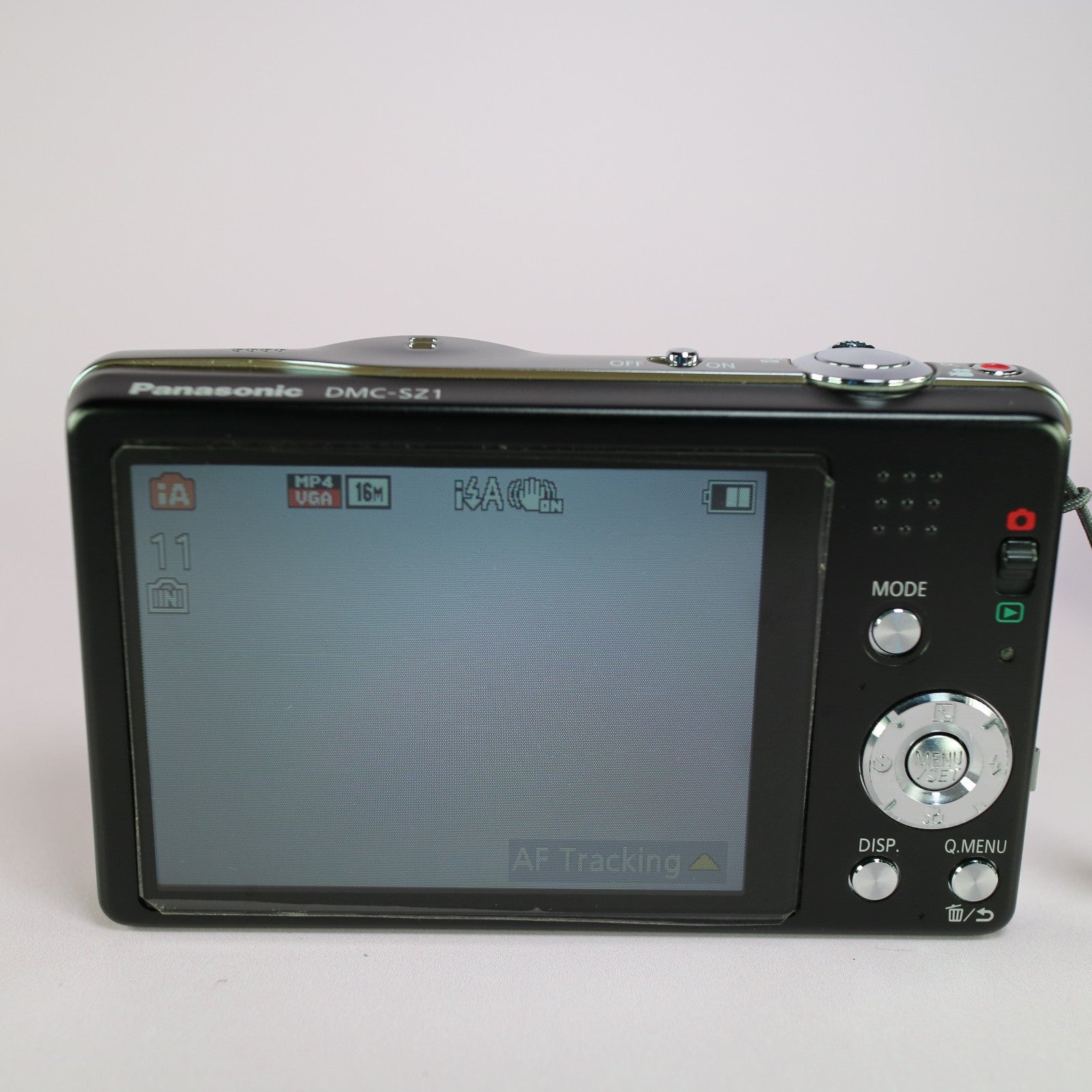 Panasonic Digital Camera Lumix DMC-SZ1 16.1MP Black Tested Full Working Set