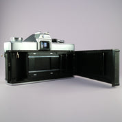 Minolta SR-7 35mm Film SLR Camera Silver w/ MD Rokkor 75-200mm f/4.5 Lens Tested