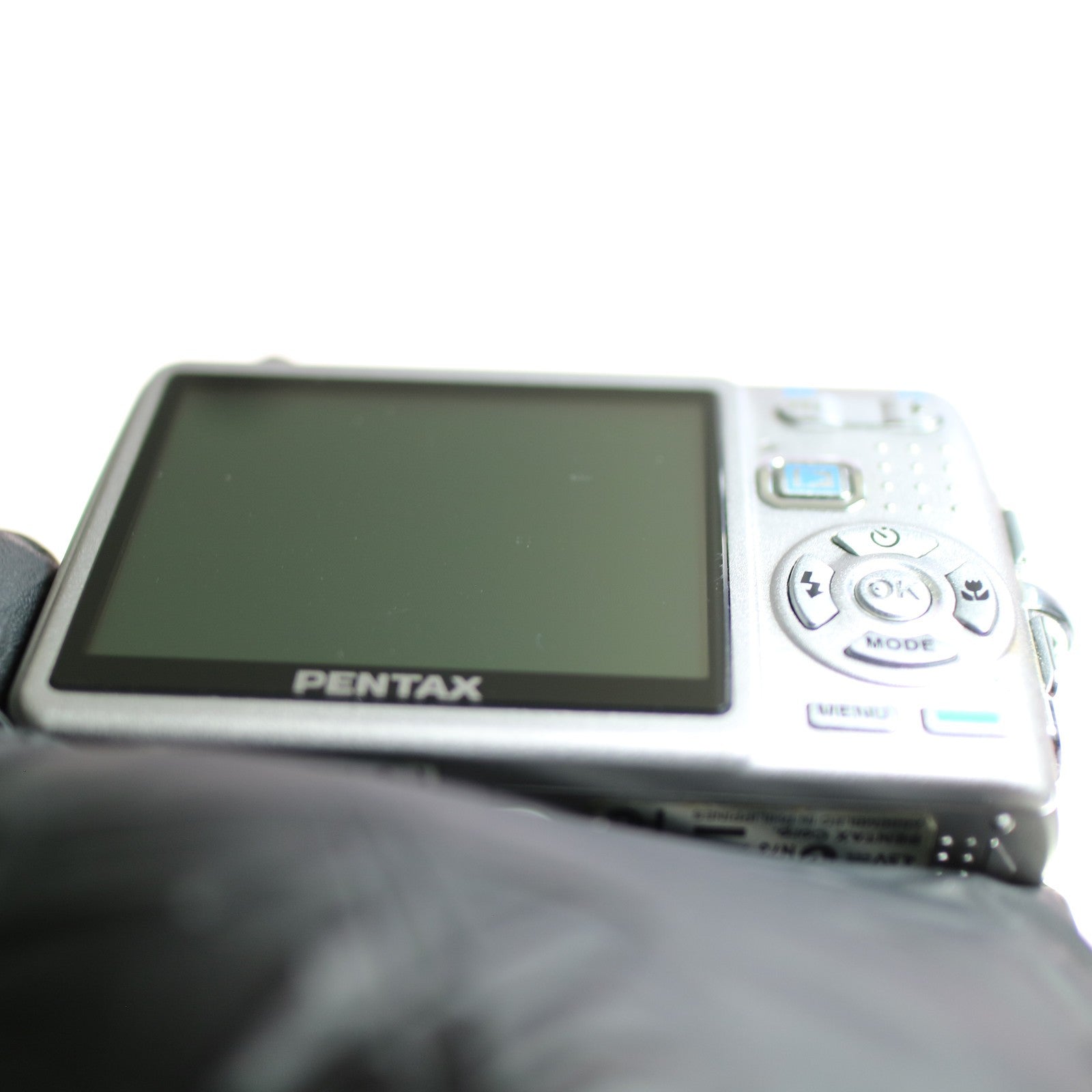 Pentax Digital Camera Optio A20 10.0MP Silver Tested Full Working Set