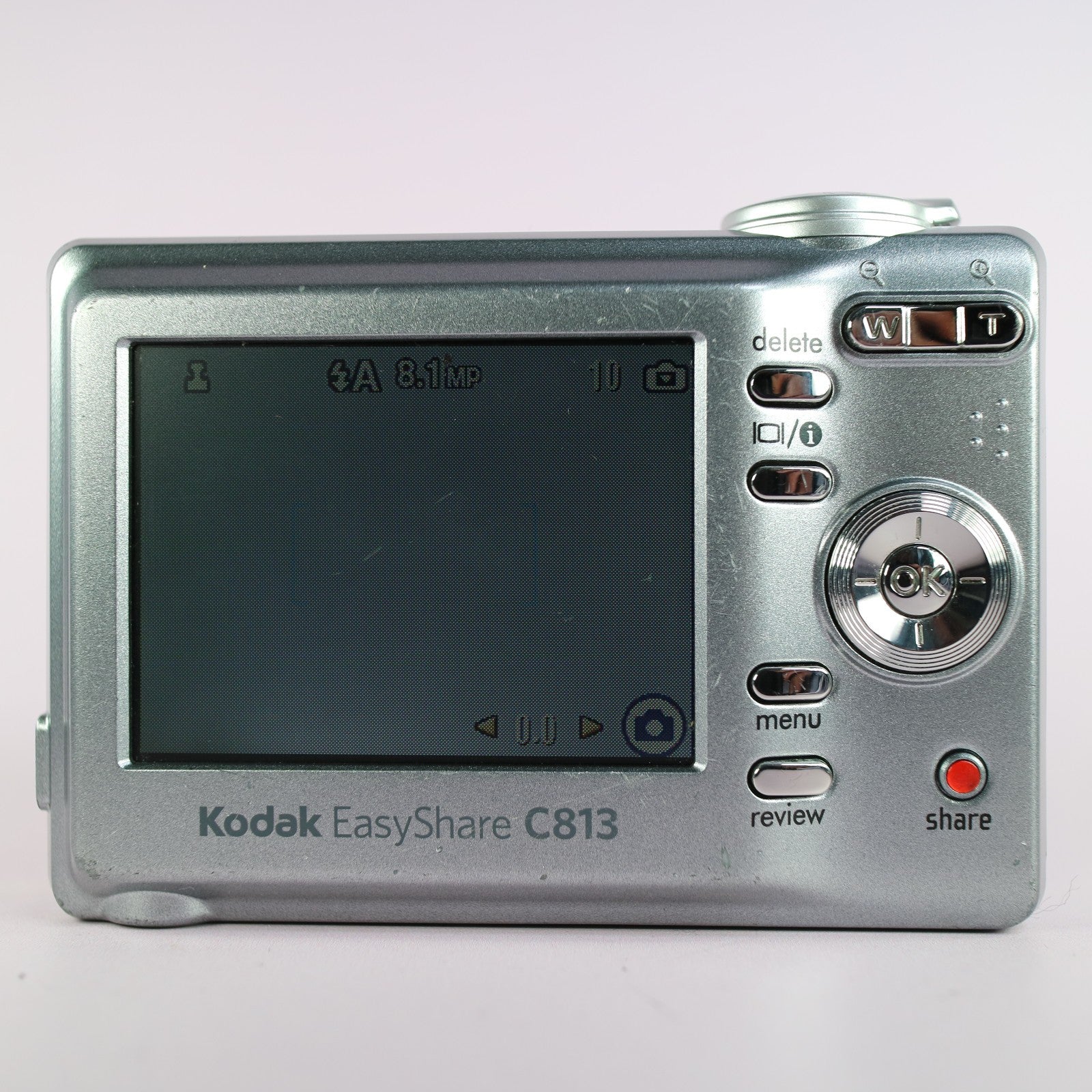 Kodak Digital Camera EasyShare C813 8.2MP Silver Tested