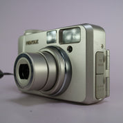 Pentax Digital Camera Optio 330GS 3.2MP Silver Flip Screen Tested