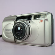 Olympus Superzoom 76G 35mm Film Point and Shoot Camera Silver Tested
