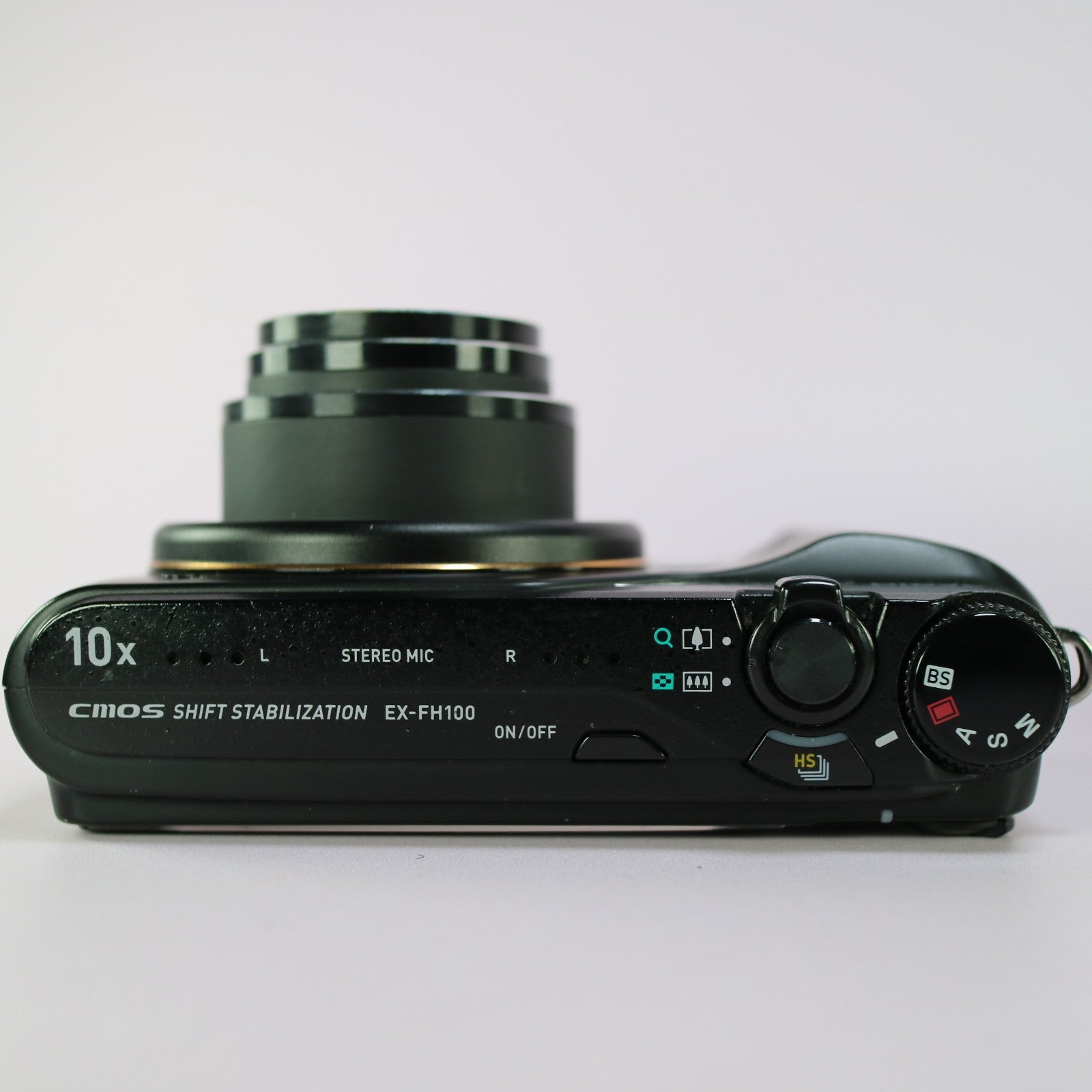 Casio Digital Camera Exilim EX-FH100 10.1MP Black Tested Full Working Set