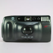 Minolta Riva AF35 35mm Film Point and Shoot Camera Black Tested