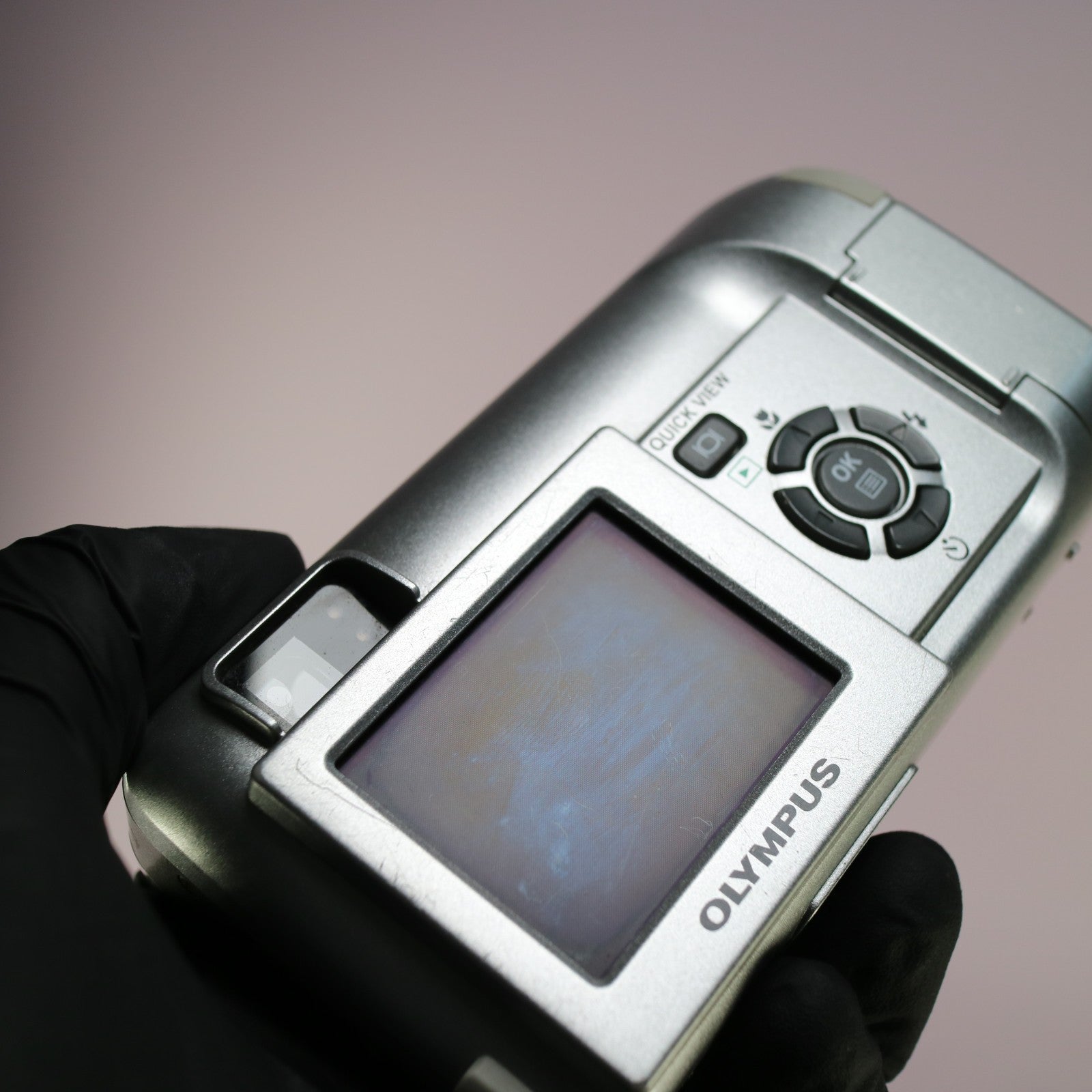 Olympus Digital Camera Camedia C-450 Zoom 4.0MP Silver Tested