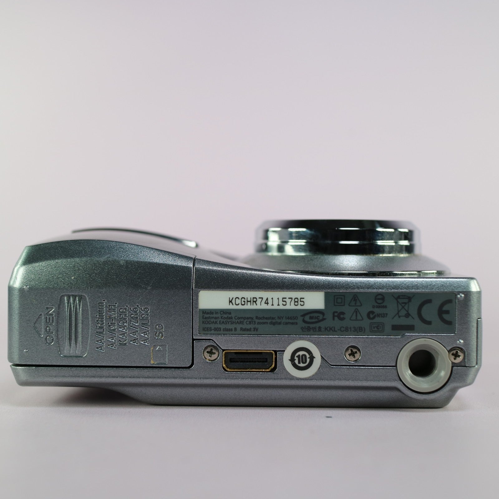 Kodak Digital Camera EasyShare C813 8.2MP Silver Tested