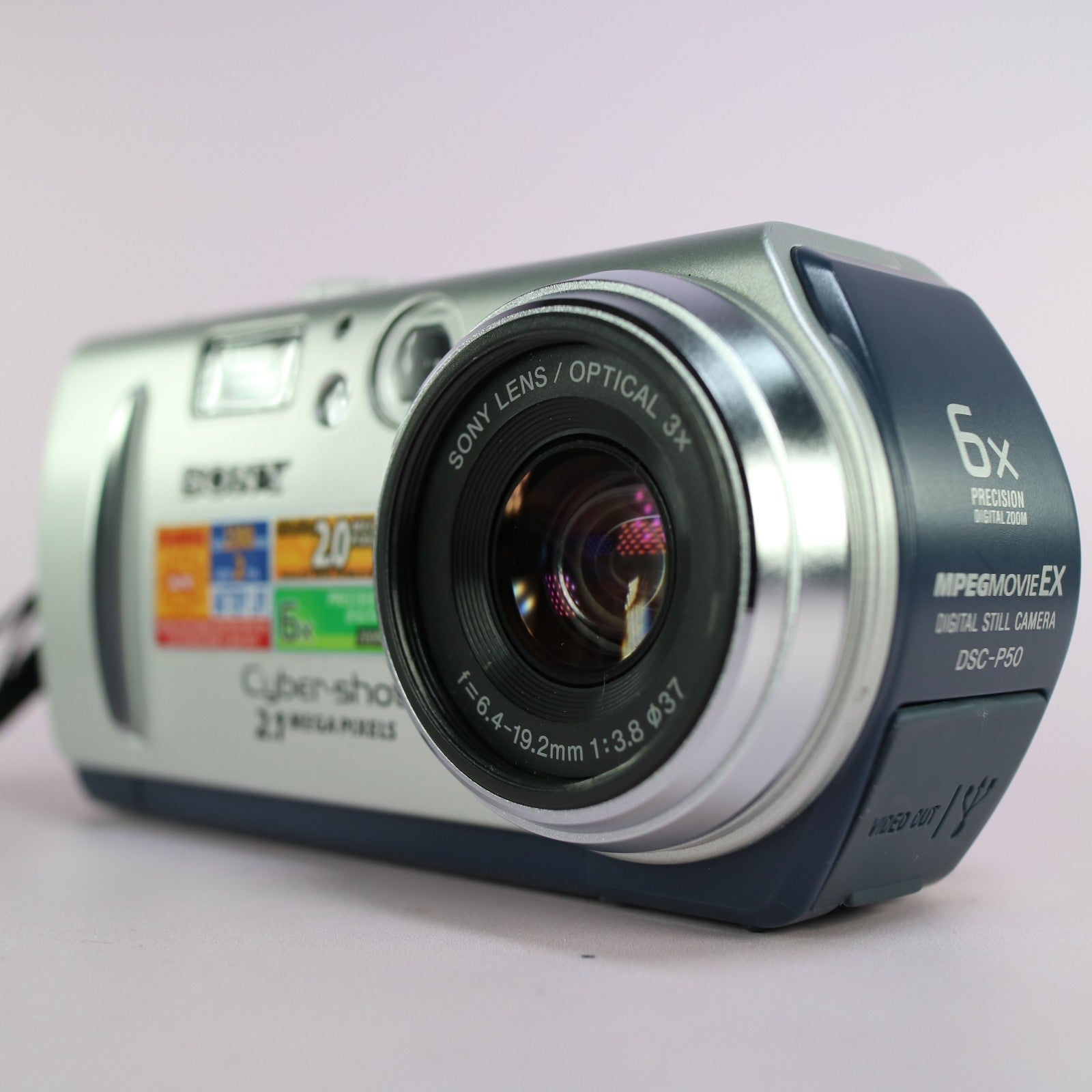 Sony Digital Camera Cybershot DSC-P50 2.1MP Silver Tested