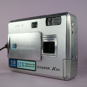 Konica Minolta Digital Camera Dimage X50 5.0MP Silver Tested Full Working Set