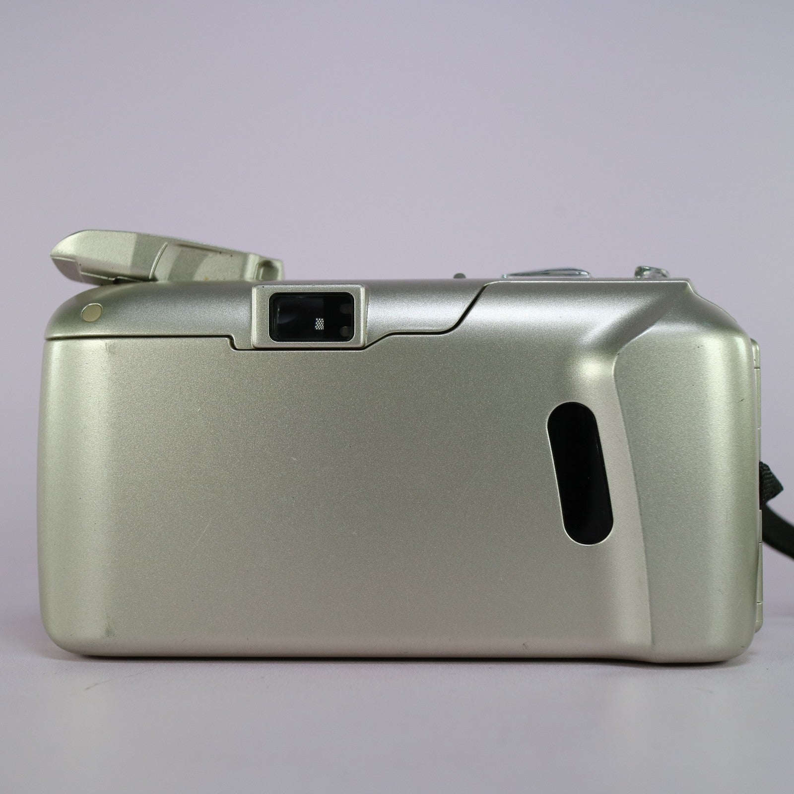 Olympus MJU II Zoom 80 35mm Film Point and Shoot Camera Silver Tested