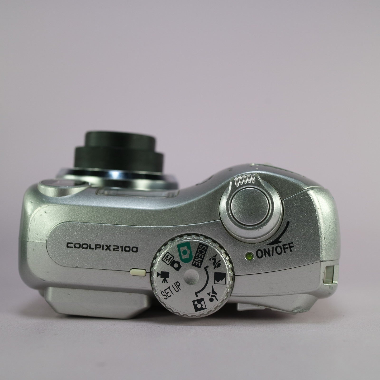 Nikon Digital Camera Coolpix 2100 2.0MP Silver Tested