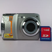 Pentax Optio E35 7.1MP Compact Digital Camera Silver Tested