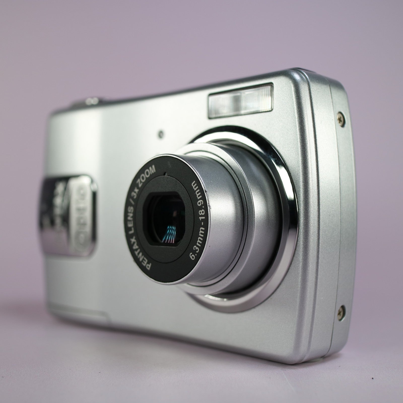 Pentax Optio M20 7.0MP Compact Digital Camera Silver Tested