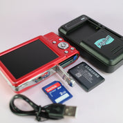 Samsung Digital Camera PL201 14.2MP Red Tested Full Working Set